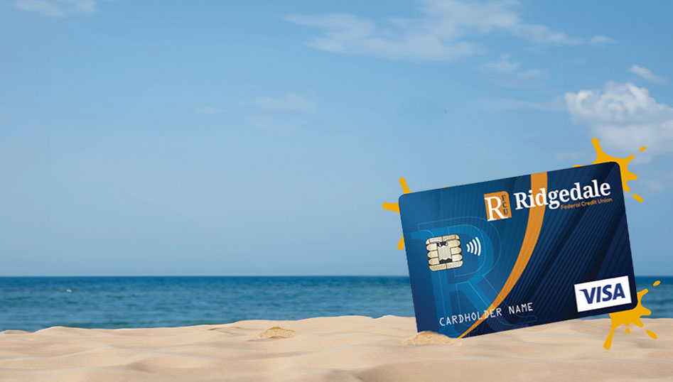 cartoon image of credit cards